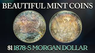 1878-S Morgan TONED Silver Sold for Almost $4K