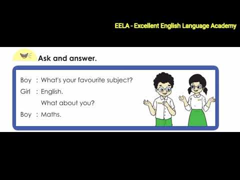 Grade-3 (Unit-2, Lesson-3, My favourite subjects) @eela-excellentenglish