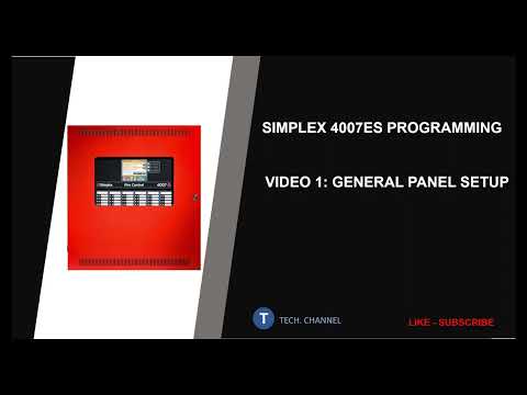 Simplex 4007ES Programming Video 1 of 2