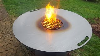 Feuerplatte einbrennen - Hübi´s BBQ