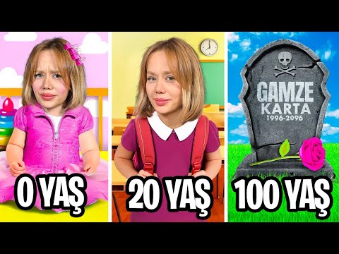 DOĞUMDAN ÖLÜME YOLCULUK #1 - 100 YIL YAŞAMA OYUNU @GamzeKarta