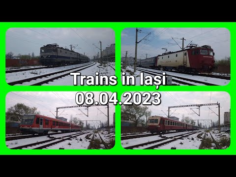 [120 FPS] Trains in Iași | 08.04.2023
