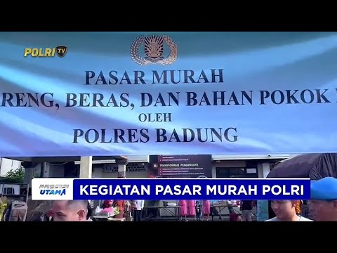 POLRES BADUNG GELAR PASAR MURAH MENJELANG NYEPI DAN IDUL FITRI 2025