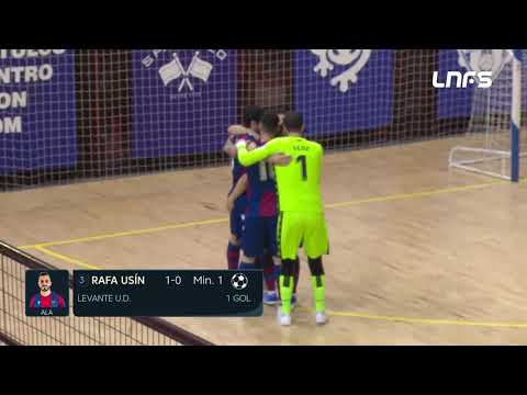 Gol Rafa Usín (1-0) Levante UD FS - Aspil Jumpers Ribera Navarra. J20, 1Div. LNFS