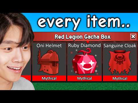 Unlocking EVERYTHING in Blox Fruits Red King Event