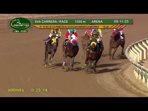 Monterrico Racetrack - 8th Race November 9, 2025