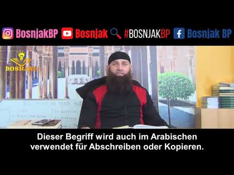 Die CopyPaste Gelehrten - Sheikh Dr. Zijad Ljakić #BosnjakBP