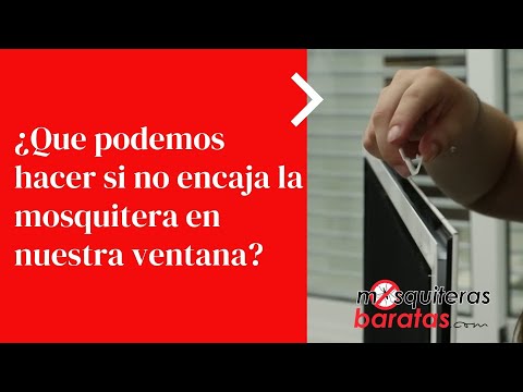 ¿Qué hacer si la mosquitera corredera no encaja?