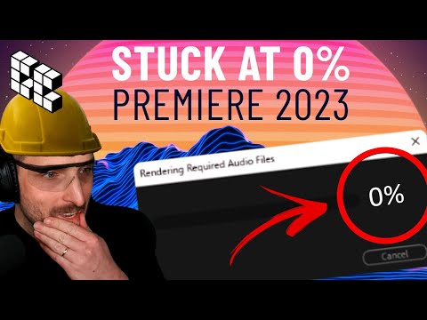 How to Fix the Adobe Premiere 0% Export issue - Rendering Required Audio Files - Chap Tech Support