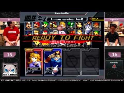 Rest Town 1: Salty Suite - ME | Goldman Snacks vs. RaginAzn - 4-Character Iron Man