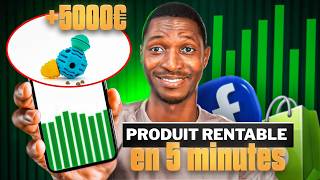 J'ai trouvé 10 produits gagnants Facebook/Shopify en 5 minutes - Méthode 2026
