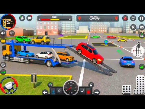 Transporting Compact SUV in Cargo Plane - Police Car Transporter Simulator Gameplay #2