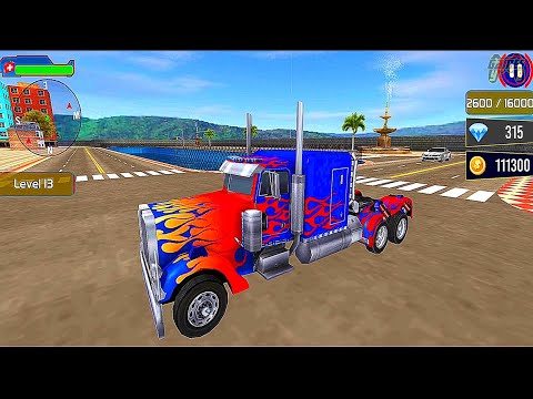 Optimus Prime Jet Truck Dinosaur Robot Transformation Game #2 - Android Gameplay