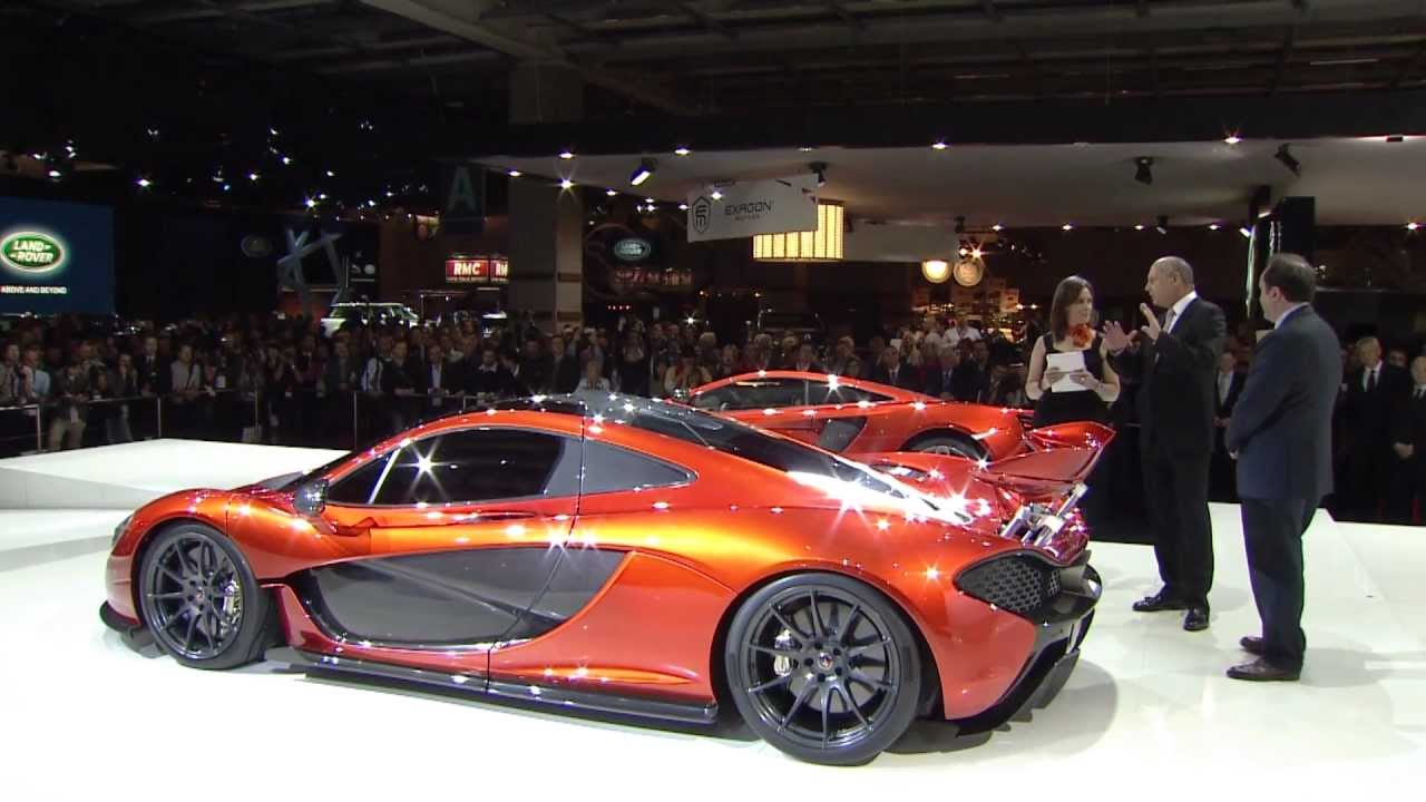 McLaren P1 unveil at the Paris Motor Show 2012
