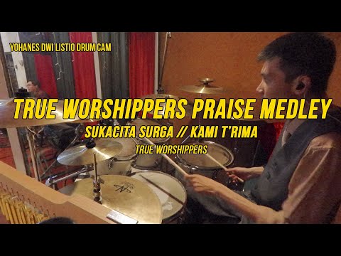 (Medley) Sukacita Surga & Kami T'rima - Yohanes Dwi Listio Drum Cam