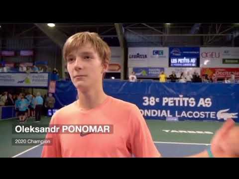 Oleksandr Ponomar🇺🇦 after final match in Les Petits As🇫🇷