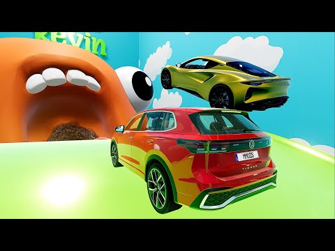 Cars VS Mystery DOORS Sports Car Challenge #12 BeamNG Drive