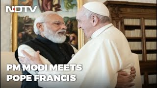 PM Modi Meets Pope At Vatican, Tweets "Invited Him To Visit India"