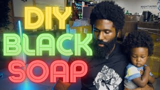 How To: DIY Black Soap Shampoo For Natural Hair & Beards || Raw African Black Soap