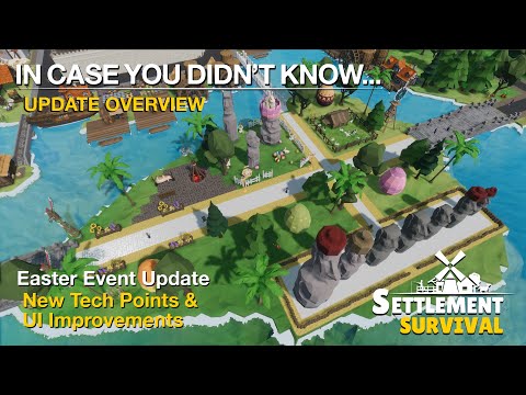 ICYDK Update Overview: Easter Update - New Techs and UI Improvements | Settlement Survival Beta