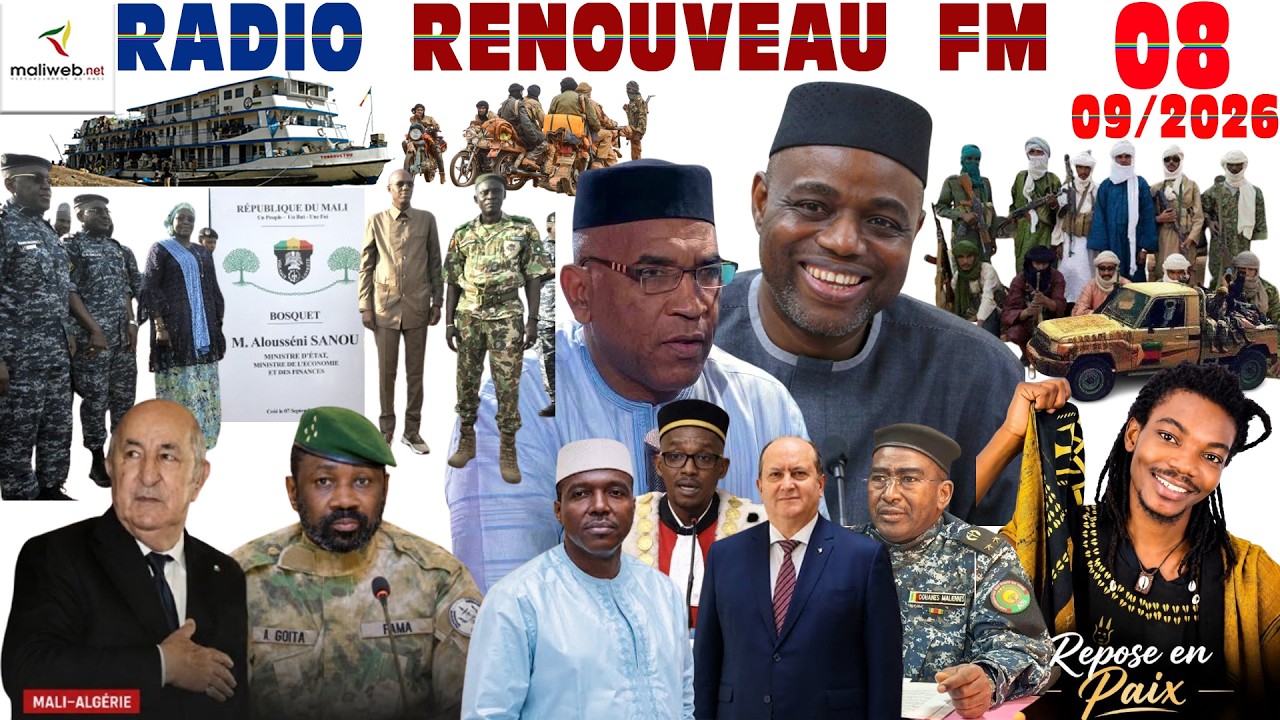 La Revue de Presse de la RADIO RENOUVEAU FM du 08 Septembre 2026