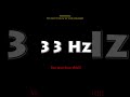 33 Hz_Sine wave #shorts