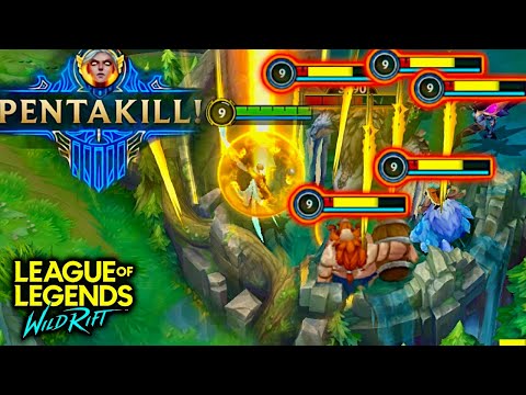 WILD RIFT : BEST PENTAKILL MOMENTS ( Riven 1V5 PENTAKILL , 300 IQ Pentakill ) - WILD RIFT PENTAKILL