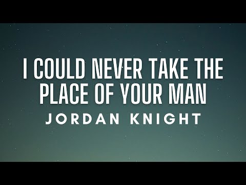 Jordan Knight - I Could Never Take The Place Of Your Man (Lyrics)