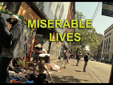 Homeless and Miserable in Vancouver, Canada  - June 1, 2023