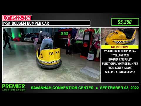 1958 Dodgem Bumper Car | Premier Auction Group | 09.03.22 | Savannah, GA
