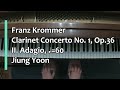 Piano Part- Krommer, Clarinet Concerto No.1, Op. 36, II. Adagio, ♩=60