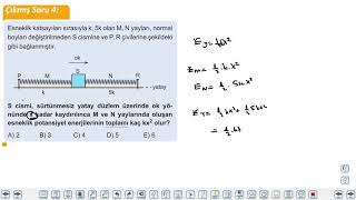 Eğitim Vadisi AYT Fizik 3.Föy Enerji ve Hareket 2 (Esneklik Potansiyel Enerji) Konu Anlatım Videoları