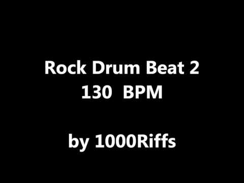 Rock Drum Beat # 2 : 130 BPM - Beats Per Minute