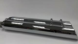 D&D Exhaust 4 Inch Slip On for Harley Davidson Touring