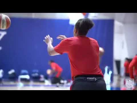 Erica McCall hits from distance