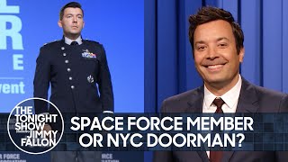 Space Force Unveils Bizarre Uniform and U.N. Won’t Check Vaccine Status | The Tonight Show video