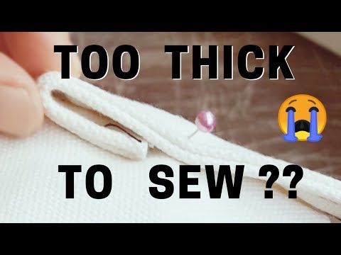 How to sew on very thick seams, Sewing Tips