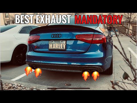 Audi S4 034 Motorsports X Pipe Install | BEST Exhaust Mod