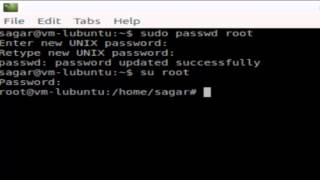 How to activate root user account in Lubuntu