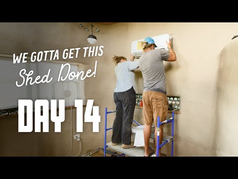 Get This Shed Done - Day 14 - Mini Split Install