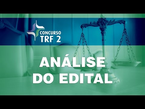TRF 2 - Análise do edital