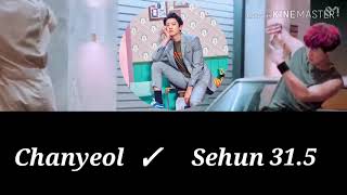 Sehun and Chanyeol We young line distribution