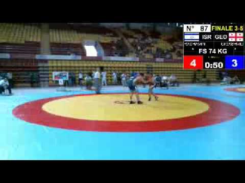 Final EJWC Skopje 2013 FS 74KG 06.07.13 3th and 5th place