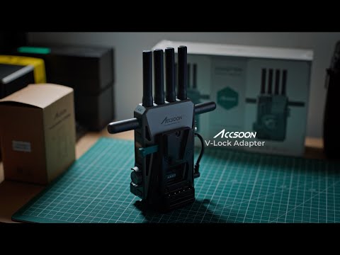 Accsoon V-Lock Adapter + CineView Master 4K + Canon C400