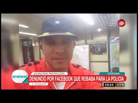 Robaba para la policía, se sacaba fotos y ahora pide protección