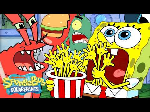 スポンジ・ボブ、クラシックエピソードの最もカオスな瞬間集! | スポンジ・ボブ (SpongeBob's Most CHAOTIC Moments Ever from Classic Episodes! | SpongeBob)