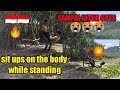 Sit Ups On The Body While Standing