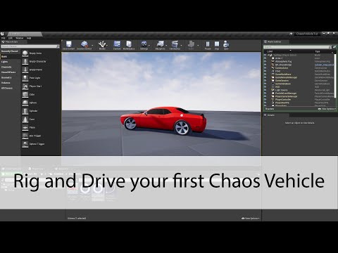 Rig and Drive your first Chaos Vehicle - Unreal Engine 4 Tutorial