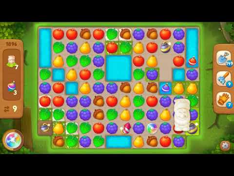 Gardenscapes Area 9 Day 1 Level 1896 - No Boosters Or Hacks