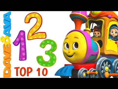 🍭 Learn Numbers and Counting 1 to 10 | Nursery Rhymes Collection from Dave and Ava 🍭 Video